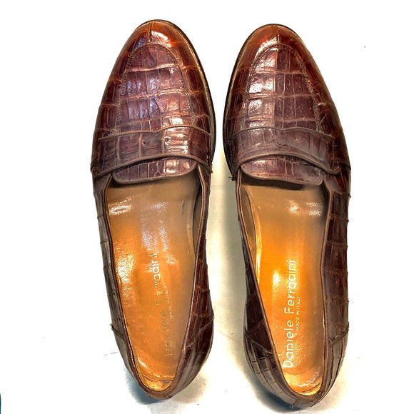 Daniele Ferradini Genuine Crocodile Loafers - Picture 2 of 10